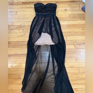 MXI Sequin High-Low Dress